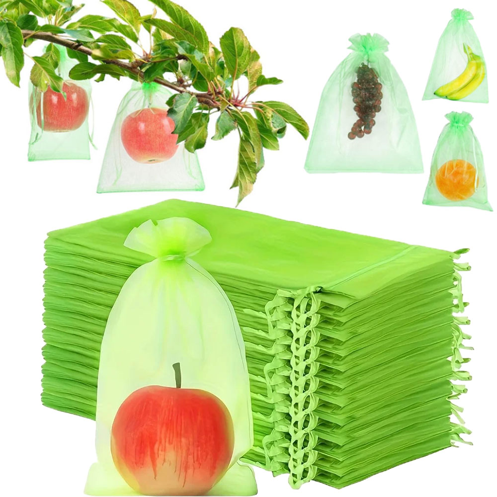 Grow Bag - 100 Buah Tas Pelindung Hijau dengan
