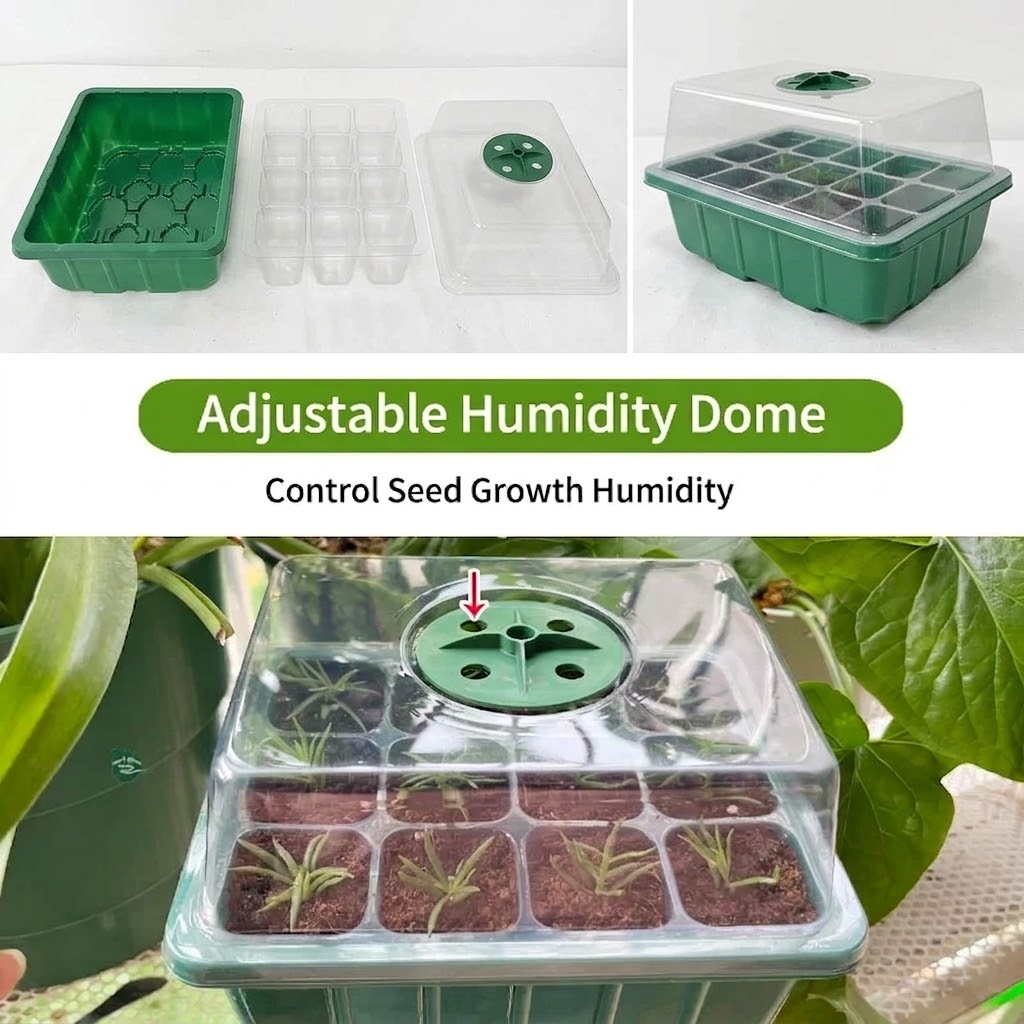 Seed Starter Tray - Baki Semai Benih dengan Kit Lampu