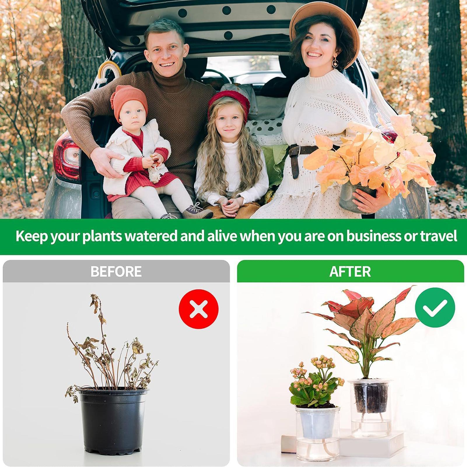 Self Watering Planter - Tali Penyiraman Otomatis 2-Piece Untuk Tanaman,