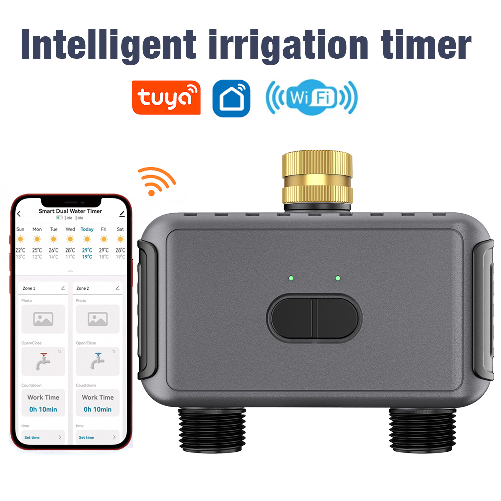 Trowel Garden Tools - Timer Air Otomatis Wifi Selang Ganda