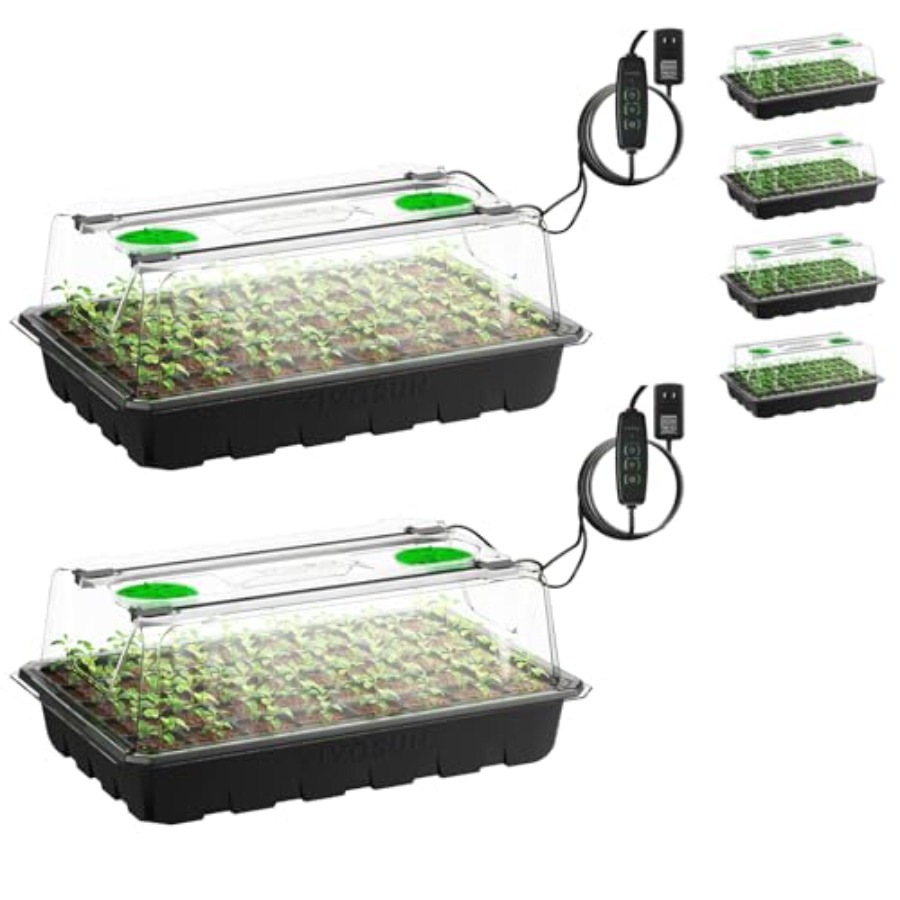 Seed Starter Tray - 6-Pack Seed Starter Trays untuk berkebun