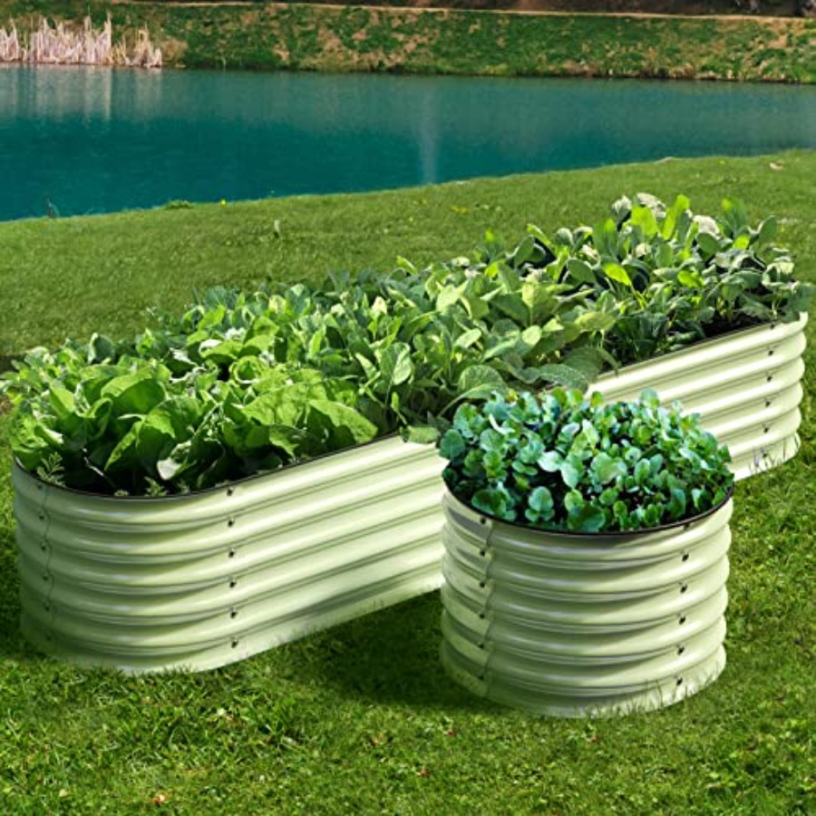 Raised Garden Bed - Rak tanaman modular luar ruangan yang