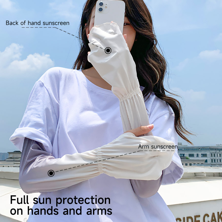 Garden Gloves - Lengan Matahari Tanpa Jari Berkendara Lengan
