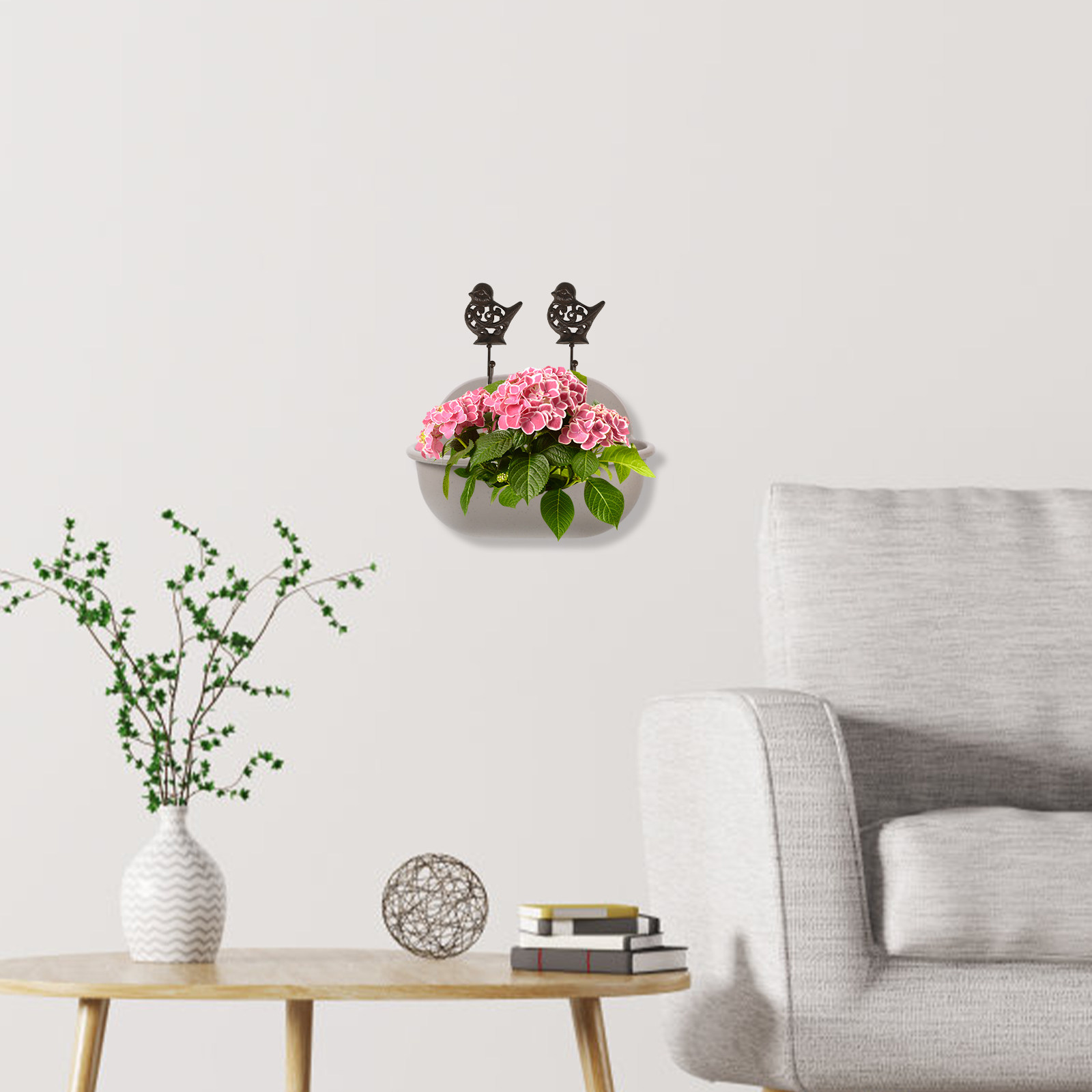 Vertical Planter - Pot Bunga Gantung untuk Dinding, Dapat