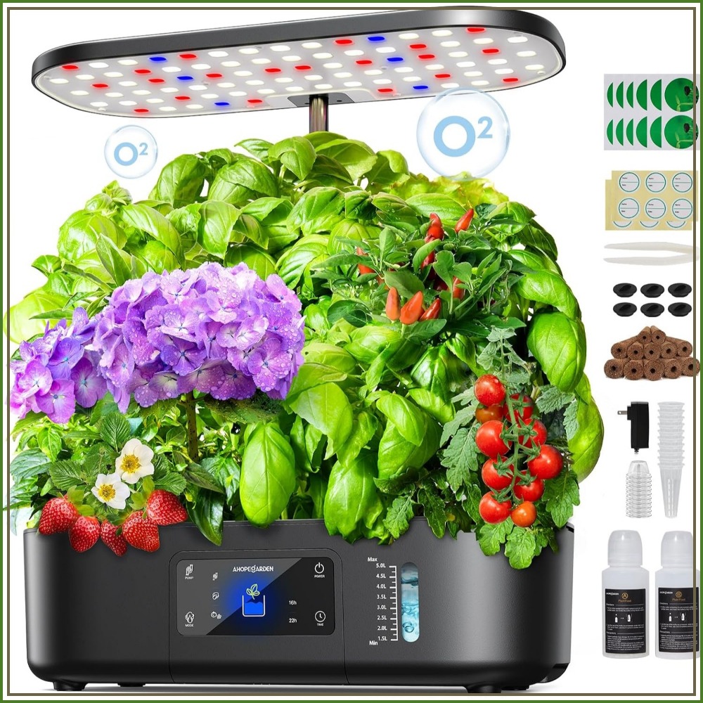 Indoor Herb Garden - Kebun Hidroponik Dalam Ruangan 12-Pod dengan