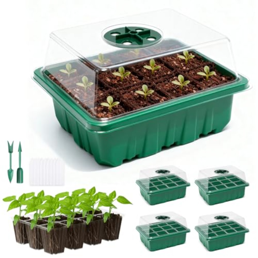 Seed Starter Tray - 5 Paket Baki Semai Benih dengan