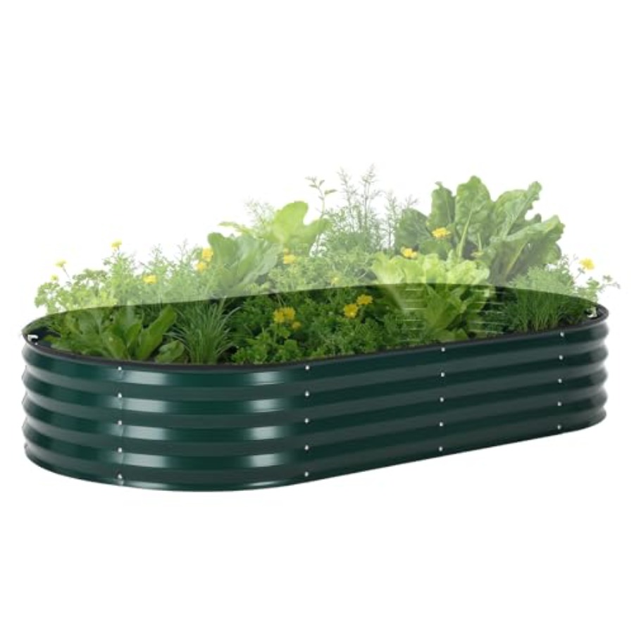 Raised Garden Bed - Set keranjang tanaman tinggi dari baja
