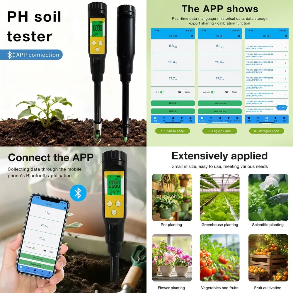 Alat Ukur PH Tanah Pintar WAP0 - Plant Pot ulasan dan harga