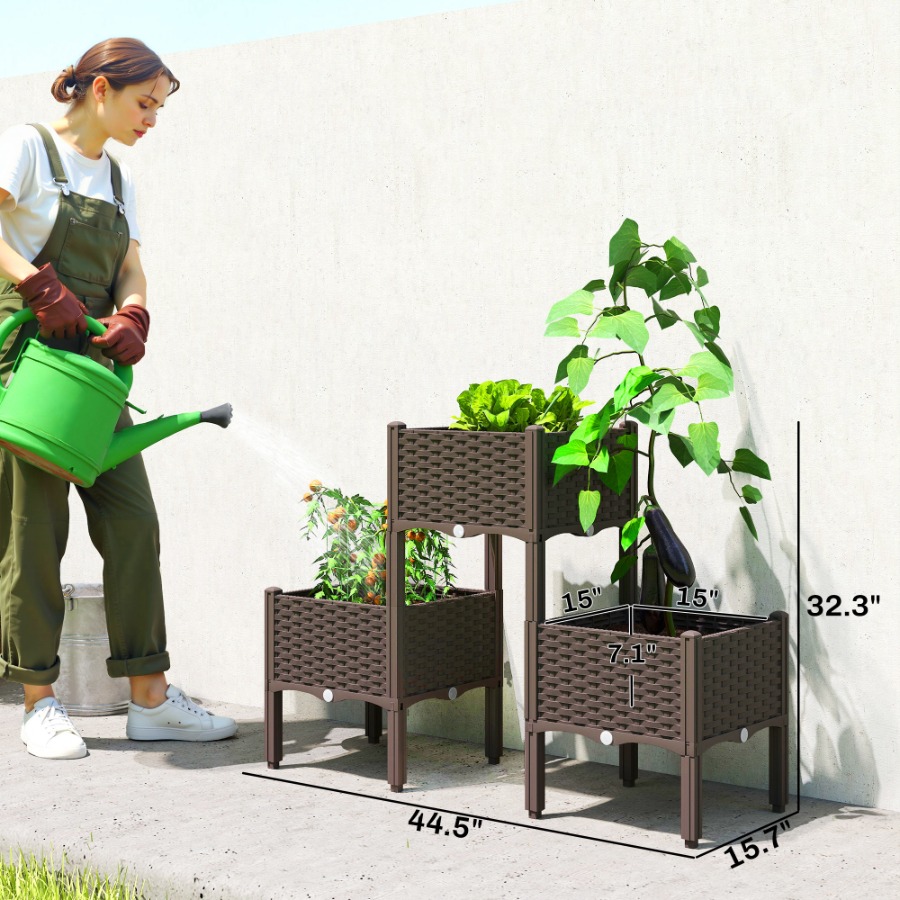 Kotak Tanaman Tinggi Berbahan  - Self Watering Planter ulasan dan harga