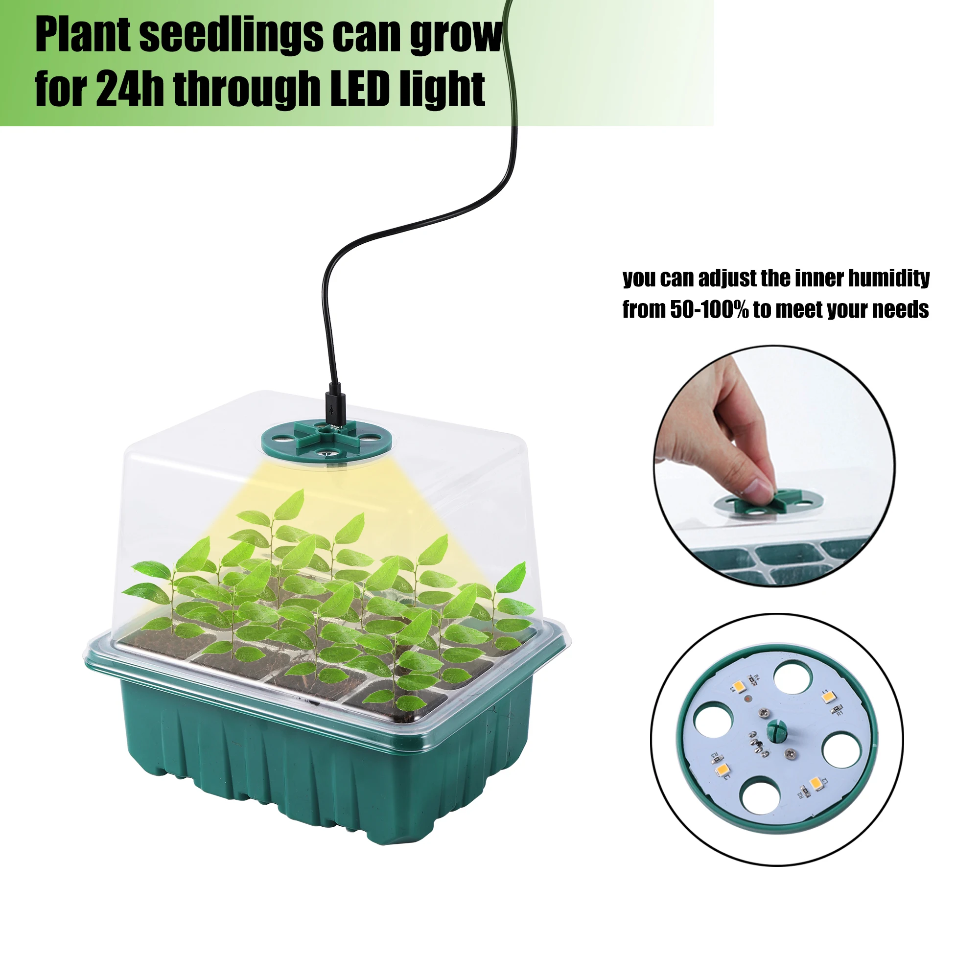 5 Pak/Set Baki Pemula Benih Pe - Seed Starter Tray ulasan dan harga
