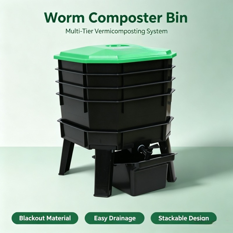 Tempat Kompos Cacing untuk Dau - Compost Bin ulasan dan harga