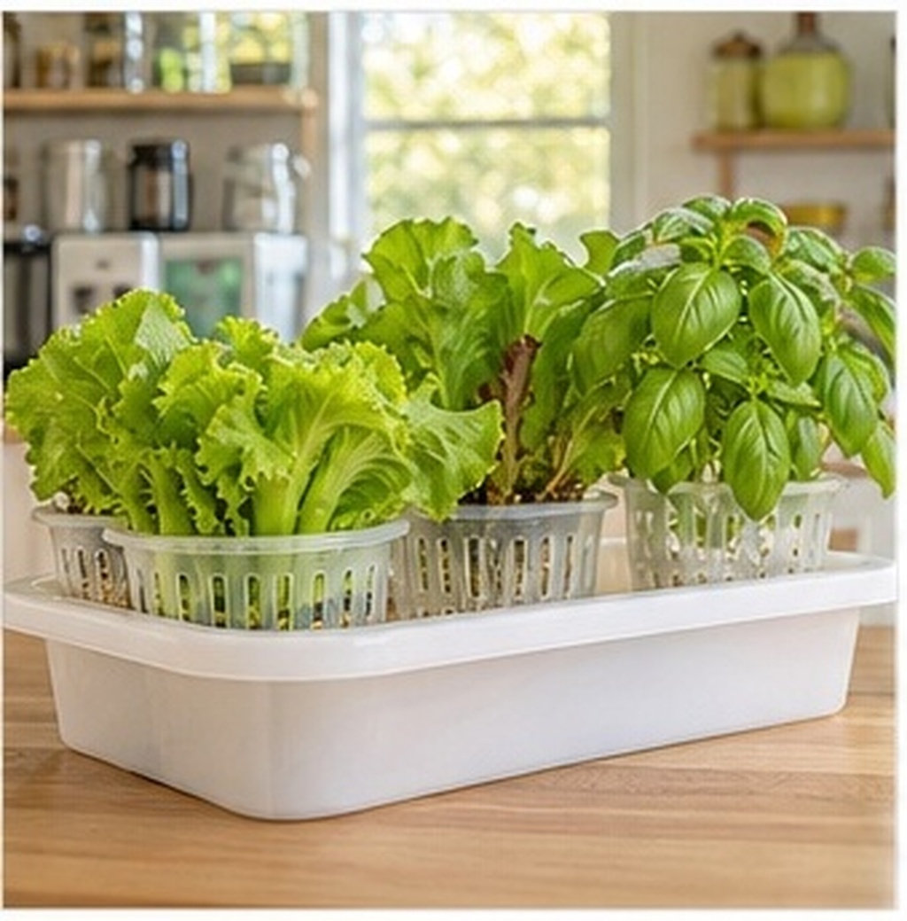 4 Buah Pot Tanaman Hidroponik, - Plant Pot ulasan dan harga