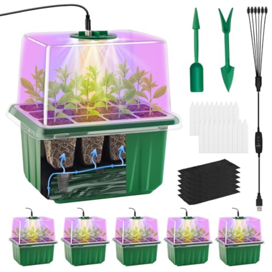 Baki Semai Benih dengan Lampu  - Seed Starter Tray ulasan dan harga