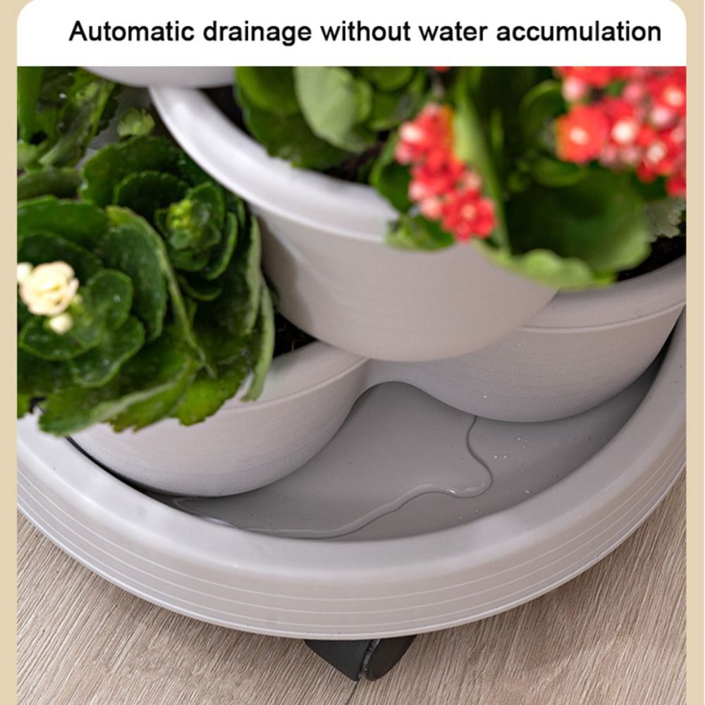 Pot Bunga Plastik Bertingkat V - Vertical Planter ulasan dan harga