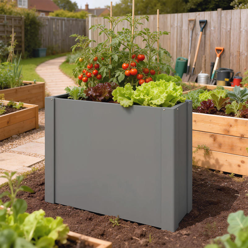 Kotak Tanam Galvanis Outsunny  - Raised Garden Bed ulasan dan harga