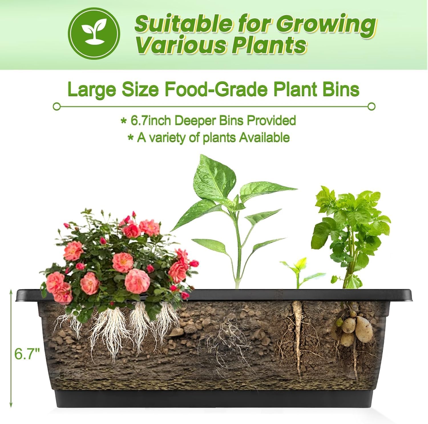 Rak Tanaman Vertikal Beroda, S - Indoor Herb Garden ulasan dan harga
