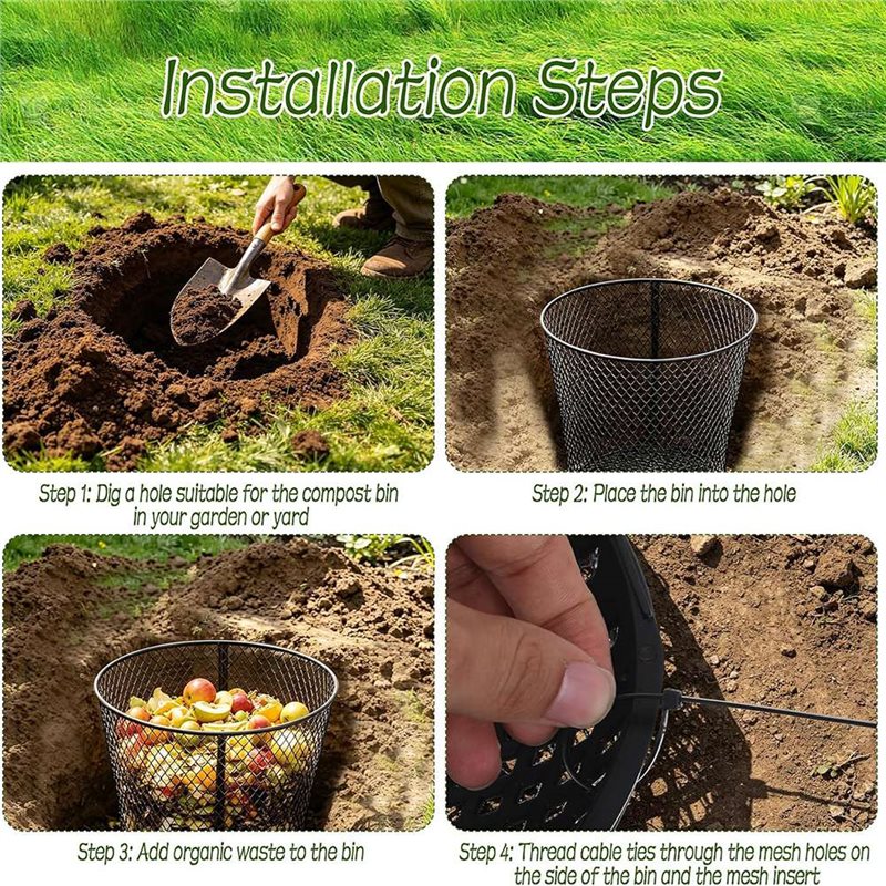 A27F-4 Pack Komposter Cacing T - Compost Bin ulasan dan harga