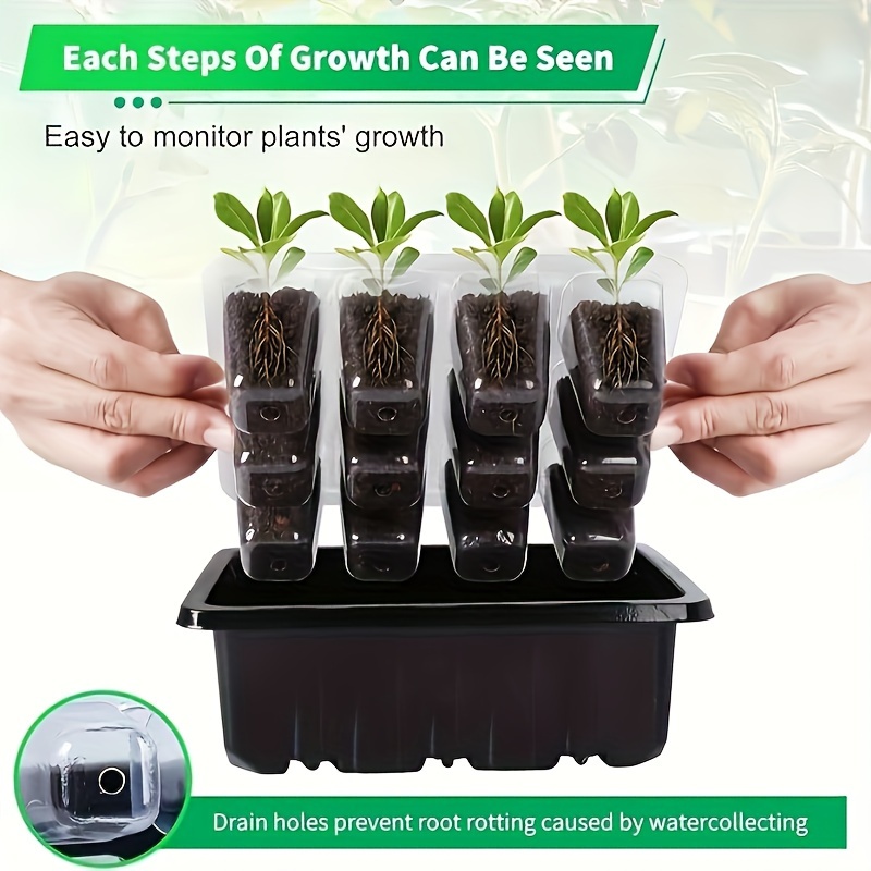 1/2/3-Paket Baki Perkecambahan - Seed Starter Tray ulasan dan harga