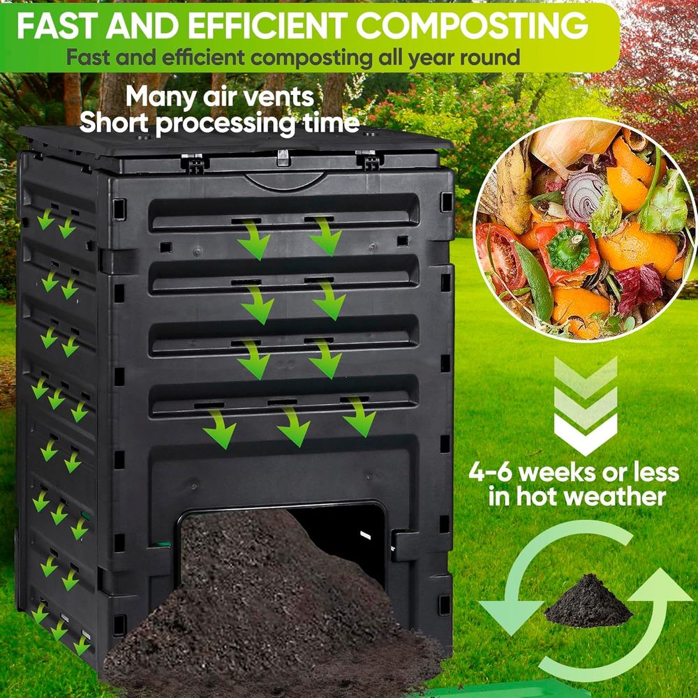 Tempat Kompos Taman 120 Galon  - Compost Bin ulasan dan harga