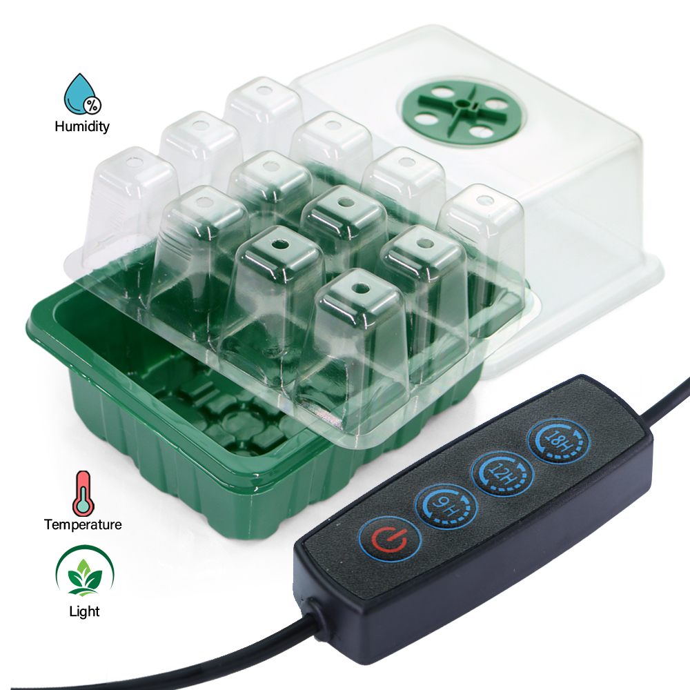 Pot Pembibitan LED dengan Lamp - Seed Starter Tray ulasan dan harga