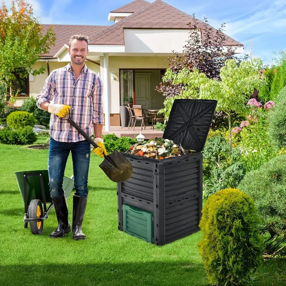 Tempat Sampah Kompos Luar Ruan - Compost Bin ulasan dan harga