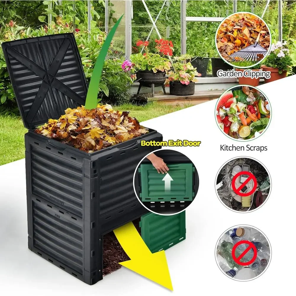Tempat Sampah Kompos Luar Ruan - Compost Bin ulasan dan harga