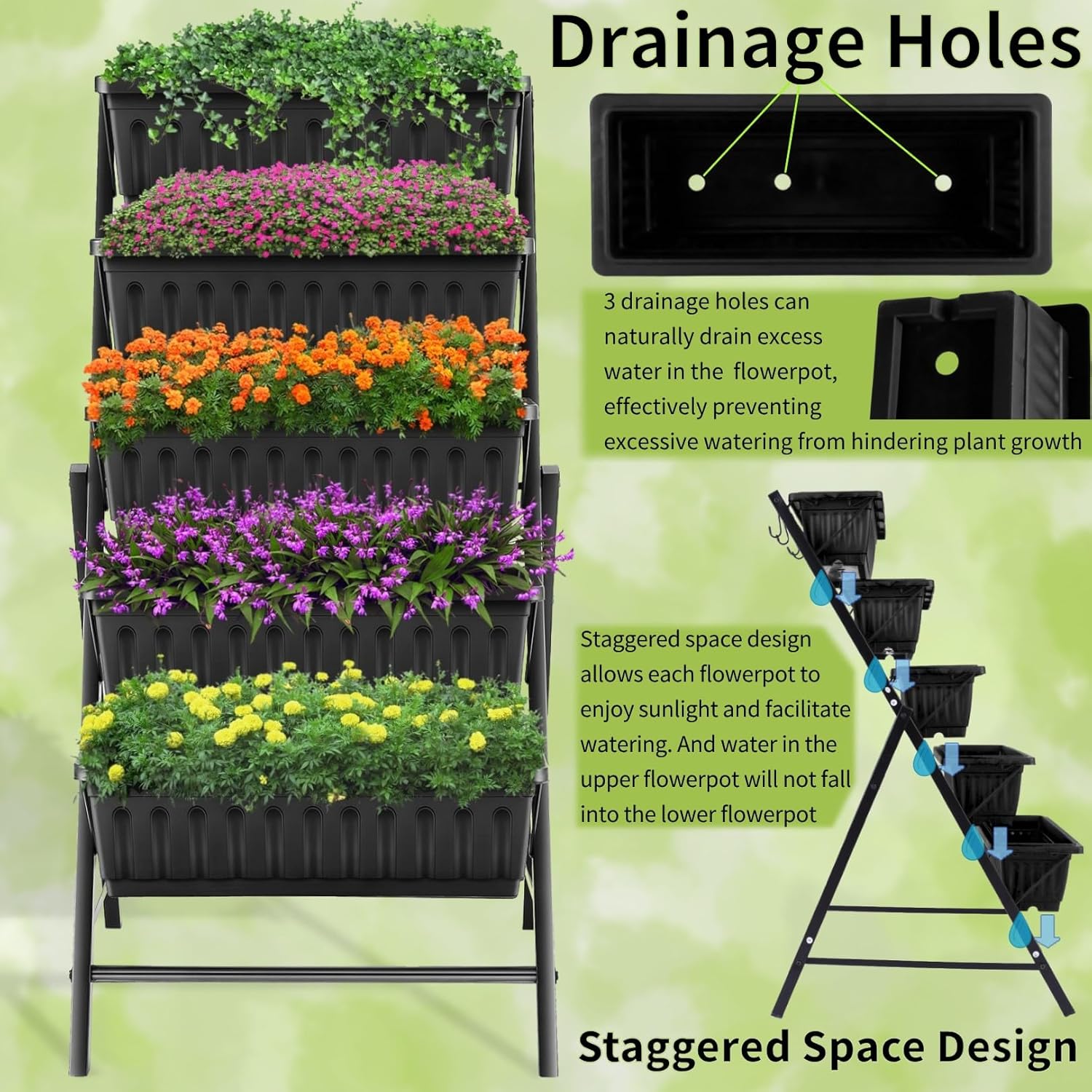 Rak Tanam Vertikal Taman Luar  - Vertical Planter ulasan dan harga