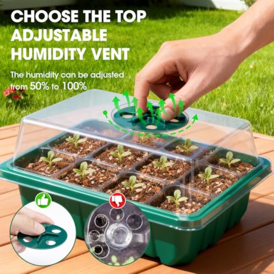5 Paket Baki Semai Benih denga - Seed Starter Tray ulasan dan harga